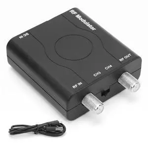 HDMI RF Modulator Adapter, RF Modulator HDMI Coaxial Converter, Support NTSC Format Output, 1080P PLL Control VHF Working Frequency HDMI RF Modulator Adapter, RF Modulator HDMI Coaxial Converter, Support NTSC Format Output, 1080P PLL Control VHF Working Frequency