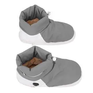 Electric Heated Shoes | Windproof Nylon Boots with 5 Heat Settings & Antislip Sole for Indoor Outdoor Use Electric Heated Shoes | Windproof Nylon Boots with 5 Heat Settings & Antislip Sole for Indoor Outdoor Use