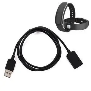 Bracelet Watch Charger, Rubber TPE Soft Wire USB Charging Cable Lightweight Smart Bracelet Watch Charger for 4 1m/3.28ft Black Bracelet Watch Charger, Rubber TPE Soft Wire USB Charging Cable Lightweight Smart Bracelet Watch Charger for 4 1m/3.28ft Black