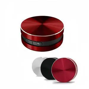 Bone Conduction Speakers Ultra Mini, Turn Anythin into Speaker, Stereo Bass Portable Small Cordless Speaker with Suction Cup for Home Outdoor Travel (Red) Bone Conduction Speakers Ultra Mini, Turn Anythin into Speaker, Stereo Bass Portable Small Cordless Speaker with Suction Cup for Home Outdoor Travel (Red)