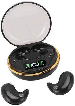 Stereo Earbuds - 30mAh Earbuds with 300mAh Charging Case,for Entertainment, Work, Study, Sleep, Comfortable Design (Black) Stereo Earbuds - 30mAh Earbuds with 300mAh Charging Case,for Entertainment, Work, Study, Sleep, Comfortable Design (Black)