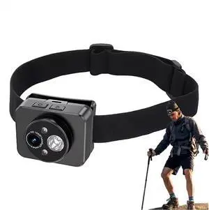 Head Mounted Camera with LED Light, 2MP 1080p Head Cameras for Recordings, Portable Body Video Camera for Outdoor Sports Night Head Mounted Camera with LED Light, 2MP 1080p Head Cameras for Recordings, Portable Body Video Camera for Outdoor Sports Night