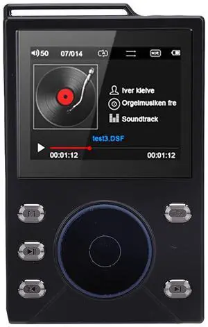 HiFi MP3 Player with Bluetooth 5.4, Lossless DSD FLAC Player, Digital Audio Player Hi Res Portable Music Player with 16G Card, Support Up to 256G HiFi MP3 Player with Bluetooth 5.4, Lossless DSD FLAC Player, Digital Audio Player Hi Res Portable Music Player with 16G Card, Support Up to 256G