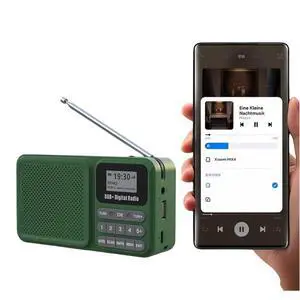 Emergency Radio Digital DAB DAB+, Rechargeable Portable Solar Radio Multi Functional Bluetooth 5.0 Speaker LCD Display Time Setting Emergency Radio Digital DAB DAB+, Rechargeable Portable Solar Radio Multi Functional Bluetooth 5.0 Speaker LCD Display Time Setting