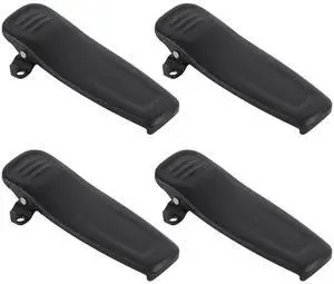 4 Pcs Radio Belt Clamp/Holder Replacement, Heavy Duty ABS Belt Clamp/Holder for HYT TC-610-508 -700-780, Secure & 4 Pcs Radio Belt Clamp/Holder Replacement, Heavy Duty ABS Belt Clamp/Holder for HYT TC-610-508 -700-780, Secure &