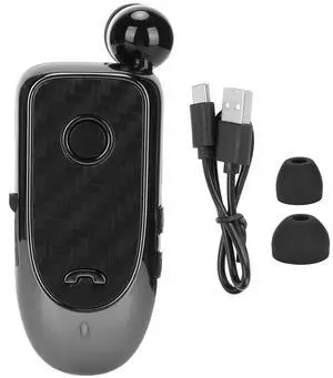 Bluetooth Headset, Retractable Business Lavalier Earphone, Multifunction Vibrating Caller ID Clip Sports Earphones for Sports Workout Driving Bluetooth Headset, Retractable Business Lavalier Earphone, Multifunction Vibrating Caller ID Clip Sports Earphones for Sports Workout Driving