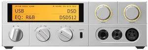 K17 Desktop DAC&Headphone Amplifier AK4191+AK4499EX*2, 31-Band PEQ, MQA,Support DSD512 32Bit/768kHz with Remote Control (Silver) K17 Desktop DAC&Headphone Amplifier AK4191+AK4499EX*2, 31-Band PEQ, MQA,Support DSD512 32Bit/768kHz with Remote Control (Silver)