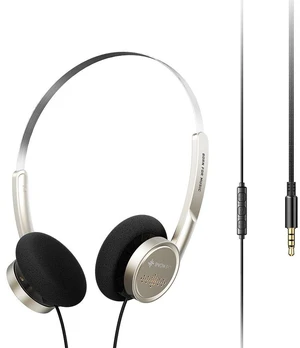 Snowsky Wind 3.5mm ON-Ear Headphones for Recording Gaming with Microphone, 40mm Diaphragms Driver,HiFi Sound (Gold) Snowsky Wind 3.5mm ON-Ear Headphones for Recording Gaming with Microphone, 40mm Diaphragms Driver,HiFi Sound (Gold)