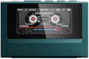 Echo 4G Hi-Res Digital Audio Player, Dual DAC Bluetooth Music Player, 4.4mm Balanced Output, Color Screen, Portable DAP (Green 4G) Echo 4G Hi-Res Digital Audio Player, Dual DAC Bluetooth Music Player, 4.4mm Balanced Output, Color Screen, Portable DAP (Green 4G)