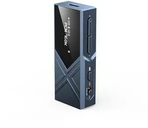 KA17 Portable USB DAC Audio HiFi Decoder, Dual ES9069Q PCM768 DSD512 3.5/4.4mm Output for Android iOS Mac Win10 (Blue) KA17 Portable USB DAC Audio HiFi Decoder, Dual ES9069Q PCM768 DSD512 3.5/4.4mm Output for Android iOS Mac Win10 (Blue)