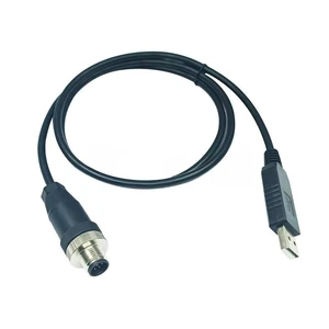 USB to M12 5-Pin Male RS485 Cable, 1.8m Industrial Serial Communication for PLC Sensors & PC Data Acquisition USB to M12 5-Pin Male RS485 Cable, 1.8m Industrial Serial Communication for PLC Sensors & PC Data Acquisition