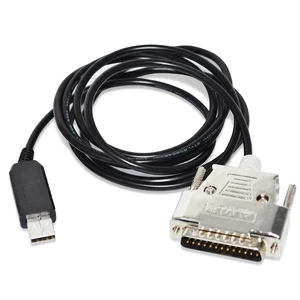Industrial-Grade USB to DB25 Male Cable for FANUC CNC Machines, 1.8m RS232 Serial Communication Cable Industrial-Grade USB to DB25 Male Cable for FANUC CNC Machines, 1.8m RS232 Serial Communication Cable