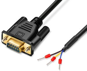 DB9 RS232 Serial Cable, 9-Pin 3-Core Straight-Through for Maximize Signal Integrity in PC & Industrial Use (Gold-Plated - Male, 10 Meter) DB9 RS232 Serial Cable, 9-Pin 3-Core Straight-Through for Maximize Signal Integrity in PC & Industrial Use (Gold-Plated - Male, 10 Meter)