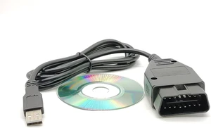 OBD2 USB Diagnostic Cable with FT232RL Chip for V-AG Vehicles, KKL 409.1 Interface OBD2 USB Diagnostic Cable with FT232RL Chip for V-AG Vehicles, KKL 409.1 Interface