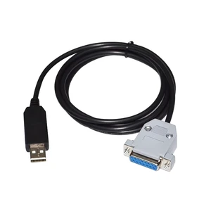 FT232RL USB to DB15 Female Serial Cable for ELPRO Sensors, 1.8M RS232 Data & Configuration Cable FT232RL USB to DB15 Female Serial Cable for ELPRO Sensors, 1.8M RS232 Data & Configuration Cable