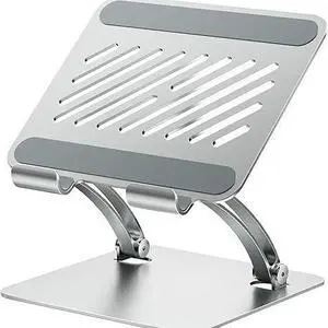 T84-1 Portable Folding Aluminum Tablet Stand, Gaming Desktop Holder for 4-16.5 Inch Tablets & Phones, Adjustable Angle Game Support Stand, Silver T84-1 Portable Folding Aluminum Tablet Stand, Gaming Desktop Holder for 4-16.5 Inch Tablets & Phones, Adjustable Angle Game Support Stand, Silver