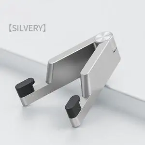 T87 Adjustable Foldable Aluminum Tablet & Phone Stand - Silver T87 Adjustable Foldable Aluminum Tablet & Phone Stand - Silver