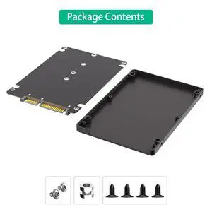 SATA M.2 SSD to 2.5 Inch SATA3 Adapter Converter with Enclosure, NGFF B Key Solid State Drive Converter Card Plug and Play Compatible with SATA Protocol M.2 SSD for Laptop Desktop PC Upgrade SATA M.2 SSD to 2.5 Inch SATA3 Adapter Converter with Enclosure, NGFF B Key Solid State Drive Converter Card Plug and Play Compatible with SATA Protocol M.2 SSD for Laptop Desktop PC Upgrade