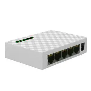 5-Port Gigabit Ethernet Switch Home Network Hub RJ45 Switch, Gigabit Network Splitter, Plug-and-Play Desktop Switch for LAN Expansion, 10/100/1000Mbps - white 5-Port Gigabit Ethernet Switch Home Network Hub RJ45 Switch, Gigabit Network Splitter, Plug-and-Play Desktop Switch for LAN Expansion, 10/100/1000Mbps - white