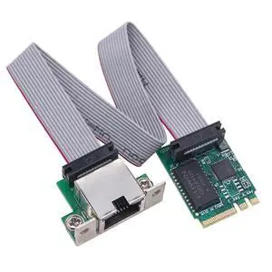 M.2 A+E Key 2.5G Ethernet Adapter Multi-Gigabit 2.5G/1G/100M M.2 Network Card, Realtek RTL8125B Chipset, Gigabit LAN Module for Desktop/NAS/Embedded Systems M.2 A+E Key 2.5G Ethernet Adapter Multi-Gigabit 2.5G/1G/100M M.2 Network Card, Realtek RTL8125B Chipset, Gigabit LAN Module for Desktop/NAS/Embedded Systems