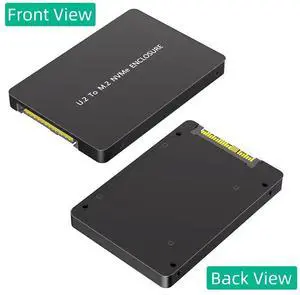 PCIe 3.0 NVMe M-Key M.2 to U.2 Adapter SFF-8639 Converter Card, Full Aluminum U.2 SSD Enclosure, 2.5" U.2 Hard Drive Adapter for NVMe SSD PCIe 3.0 NVMe M-Key M.2 to U.2 Adapter SFF-8639 Converter Card, Full Aluminum U.2 SSD Enclosure, 2.5" U.2 Hard Drive Adapter for NVMe SSD