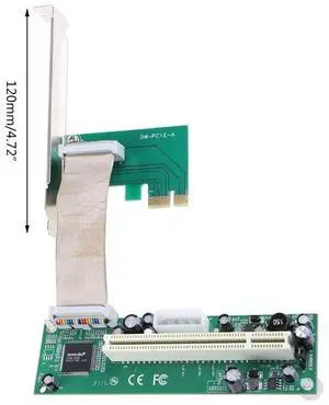 PCI-E to PCI Adapter Card PCIe to PCI Slot Converter, Supports PCI Capture Card / Sound Card / Tax Card, Expansion Adapter for Desktop PC PCI-E to PCI Adapter Card PCIe to PCI Slot Converter, Supports PCI Capture Card / Sound Card / Tax Card, Expansion Adapter for Desktop PC