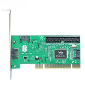 VIA VT6421 PCI to SATA / eSATA / IDE Adapter Card PCI to SATA + IDE Combo Expansion Card, Desktop Hard Drive Converter for Legacy & SATA HDD/SSD VIA VT6421 PCI to SATA / eSATA / IDE Adapter Card PCI to SATA + IDE Combo Expansion Card, Desktop Hard Drive Converter for Legacy & SATA HDD/SSD