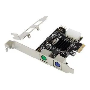 PCIe to PS/2 Adapter Card PCI-E to Dual PS/2 Ports, Keyboard / Mouse Extension Card, Driver-Free, MCS9990 Chipset for Desktop PC Legacy Devices PCIe to PS/2 Adapter Card PCI-E to Dual PS/2 Ports, Keyboard / Mouse Extension Card, Driver-Free, MCS9990 Chipset for Desktop PC Legacy Devices