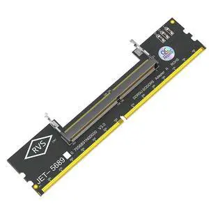 Upgraded DDR5 SO-DIMM to Desktop DIMM Adapter Laptop DDR5 RAM to PC Motherboard Test Card, Notebook Memory to Desktop Converter for Testing Upgraded DDR5 SO-DIMM to Desktop DIMM Adapter Laptop DDR5 RAM to PC Motherboard Test Card, Notebook Memory to Desktop Converter for Testing