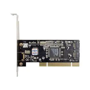 PCI to 2-Port SATA RAID Controller Card Dual-Channel SATA I Hard Drive Expansion Card, SIL3112 Chipset, PCI SATA Adapter for Desktop / Server Storage PCI to 2-Port SATA RAID Controller Card Dual-Channel SATA I Hard Drive Expansion Card, SIL3112 Chipset, PCI SATA Adapter for Desktop / Server Storage