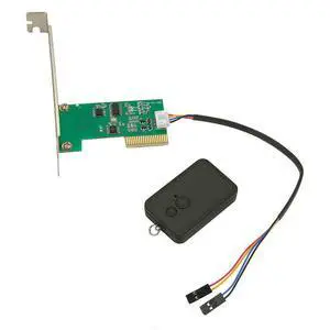 PCI Interface Desktop Power Switch for PC External Computer Case On/Off / Reset Button, Motherboard Remote Power Controller for Home / Cybercafé PCI Interface Desktop Power Switch for PC External Computer Case On/Off / Reset Button, Motherboard Remote Power Controller for Home / Cybercafé