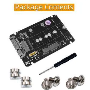 mSATA to SATA Adapter & M.2 NGFF to SATA 3.0 SSD Converter Dual-Use Adapter Card for Desktop / External Hard Drive Storage Upgrade mSATA to SATA Adapter & M.2 NGFF to SATA 3.0 SSD Converter Dual-Use Adapter Card for Desktop / External Hard Drive Storage Upgrade