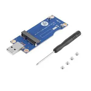 Mini PCIe to USB 2.0 Adapter Board 3G / 4G Module Expansion Card, WWAN Development Board, Mini PCI-E to USB Converter for Testing & Prototyping Mini PCIe to USB 2.0 Adapter Board 3G / 4G Module Expansion Card, WWAN Development Board, Mini PCI-E to USB Converter for Testing & Prototyping