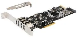 PCIe to USB 3.0 Adapter Card 20Gbps Total Bandwidth, 4-Channel Independent Expansion Card, 4 x 5Gbps Ports, Compatible with Vision Capture / Machine Vision PCIe to USB 3.0 Adapter Card 20Gbps Total Bandwidth, 4-Channel Independent Expansion Card, 4 x 5Gbps Ports, Compatible with Vision Capture / Machine Vision