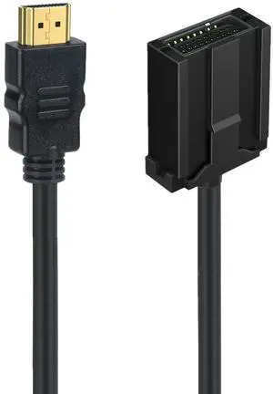 HDMI Type-E to HDMI Cable Automotive High-Definition Audio/Video Dedicated Line, HDMI E-Type to HDMI Male Adapter Cable for Car Infotainment / Navigation Systems HDMI Type-E to HDMI Cable Automotive High-Definition Audio/Video Dedicated Line, HDMI E-Type to HDMI Male Adapter Cable for Car Infotainment / Navigation Systems