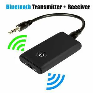 B10S Bluetooth 5.3 Audio Adapter 2-in-1 Transmitter & Receiver, 3.5mm AUX, for TV / PC / Speaker / Car B10S Bluetooth 5.3 Audio Adapter 2-in-1 Transmitter & Receiver, 3.5mm AUX, for TV / PC / Speaker / Car