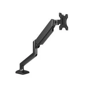 Gas Spring Monitor Arm for 13-32" Screens 360° Full Motion Adjustment, Ergonomic Desk Mount with Free Rotation & Tilt - black Gas Spring Monitor Arm for 13-32" Screens 360° Full Motion Adjustment, Ergonomic Desk Mount with Free Rotation & Tilt - black