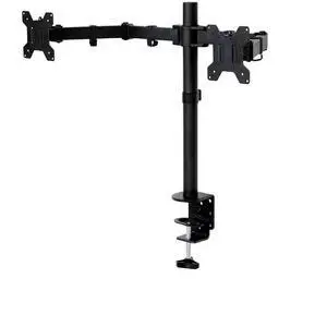 Dual Monitor Stand Side-by-Side & Stacked Setup, 2-in-1 Laptop/PC Mount, Tool-Free Clamp, Adjustable Ergonomic Desk Stand Dual Monitor Stand Side-by-Side & Stacked Setup, 2-in-1 Laptop/PC Mount, Tool-Free Clamp, Adjustable Ergonomic Desk Stand