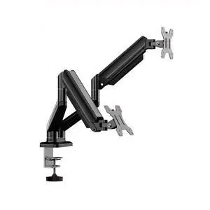 Dual-Arm Gas Spring Monitor Stand for 13-32" Screens Height-Adjustable Heavy-Duty Base, Supports up to 10kg per Arm Dual-Arm Gas Spring Monitor Stand for 13-32" Screens Height-Adjustable Heavy-Duty Base, Supports up to 10kg per Arm