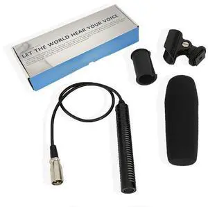 GAM-CF03 Wired Interview Microphone Shotgun Mic for Camera / Live Streaming / Recording, Outdoor Reporter Kit for Journalism GAM-CF03 B GAM-CF03 Wired Interview Microphone Shotgun Mic for Camera / Live Streaming / Recording, Outdoor Reporter Kit for Journalism GAM-CF03 B