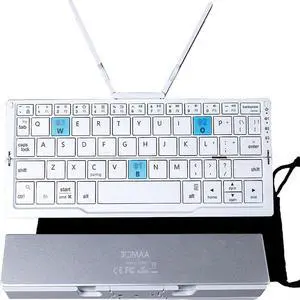 Foldable Bluetooth Mini Keyboard Portable, Universal for Phone / Tablet, Compact Folding Wireless Keyboard Foldable Bluetooth Mini Keyboard Portable, Universal for Phone / Tablet, Compact Folding Wireless Keyboard