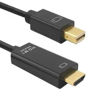 4K Mini DisplayPort to HDMI Cable 1.8m 4K/2K 1080p@60Hz, Mini DP to HDMI, Aluminum Shell for MacBook/Surface/PC, DisplayPort Compliant 4K Mini DisplayPort to HDMI Cable 1.8m 4K/2K 1080p@60Hz, Mini DP to HDMI, Aluminum Shell for MacBook/Surface/PC, DisplayPort Compliant