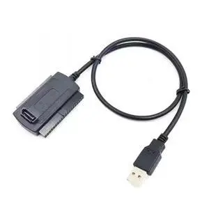 USB 2.0 to IDE/SATA 3-in-1 Adapter Cable Plug-and-Play Hard Drive Converter for 2.5" / 3.5" SATA & IDE Drives, External Storage Adapter for PC/Laptop USB 2.0 to IDE/SATA 3-in-1 Adapter Cable Plug-and-Play Hard Drive Converter for 2.5" / 3.5" SATA & IDE Drives, External Storage Adapter for PC/Laptop