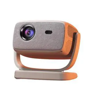 Portable 4K Ultra HD Smart Projector with Motorized Focus Built-in Gimbal, Wireless Screen Mirroring, 1080p Native, Auto Keystone Correction, Home Theater/Outdoor Use Portable 4K Ultra HD Smart Projector with Motorized Focus Built-in Gimbal, Wireless Screen Mirroring, 1080p Native, Auto Keystone Correction, Home Theater/Outdoor Use