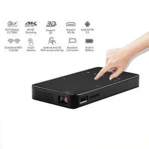 Portable 4K LED DLP Mini Smart Projector 1080p Native, Auto Focus, for Home/Outdoor Movie & Gaming Portable 4K LED DLP Mini Smart Projector 1080p Native, Auto Focus, for Home/Outdoor Movie & Gaming