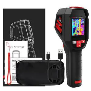 HX3 Portable Thermal Imaging Camera Non-Contact High-Temp Tester, 3-Point Temperature Measurement, Auto Hot/Cold Tracking, 30,000 Image Storage HX3 Portable Thermal Imaging Camera Non-Contact High-Temp Tester, 3-Point Temperature Measurement, Auto Hot/Cold Tracking, 30,000 Image Storage
