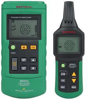 MS6818 Professional Cable Locator & Tester Underground Wire Tracker, Open/Short Circuit Finder, Cable Fault Diagnosis MS6818 Professional Cable Locator & Tester Underground Wire Tracker, Open/Short Circuit Finder, Cable Fault Diagnosis