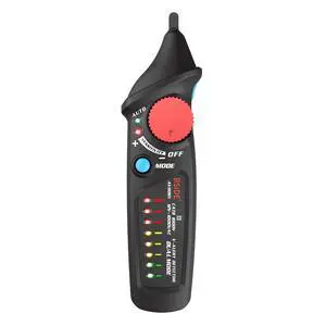 AVD06X Smart Non-Contact Voltage Tester Pen Dual Mode (Auto/Manual), 12-1000V AC, Adjustable Sensitivity, 8 LED Indicators, Live/Neutral Wire & Breakpoint Detection AVD06X Smart Non-Contact Voltage Tester Pen Dual Mode (Auto/Manual), 12-1000V AC, Adjustable Sensitivity, 8 LED Indicators, Live/Neutral Wire & Breakpoint Detection