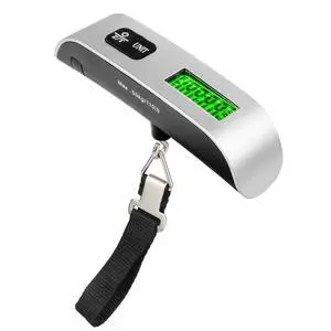Mini Digital Luggage Scale Portable Handheld Weight Scale with Hook, 50kg Max Capacity, LCD Backlit Display, Ideal for Suitcase/Box/Parcel Weighing Mini Digital Luggage Scale Portable Handheld Weight Scale with Hook, 50kg Max Capacity, LCD Backlit Display, Ideal for Suitcase/Box/Parcel Weighing