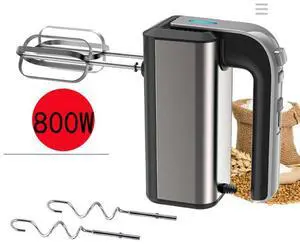 Powerful 800W Hand Mixer with 5 Speeds Electric Handheld Whisk for Cream, Batter & Dough, Baking & Cooking Kitchen Tool Powerful 800W Hand Mixer with 5 Speeds Electric Handheld Whisk for Cream, Batter & Dough, Baking & Cooking Kitchen Tool